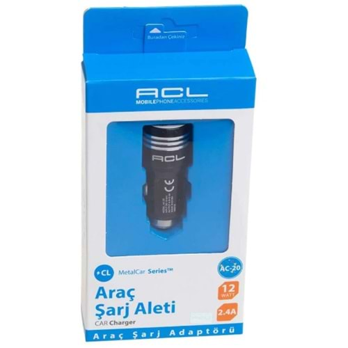 ACL AC-20 2.4a Araç Şarj Aleti