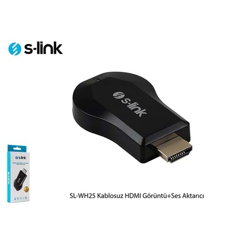 S-link SL-WH25 Kablosuz HDMI Görüntü+Ses Aktarıcı