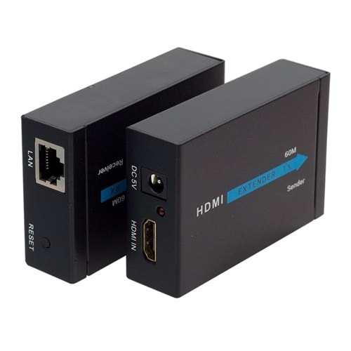 Gabble Hdmi 60mt. Çift Adaptörlü Rj45 Extender