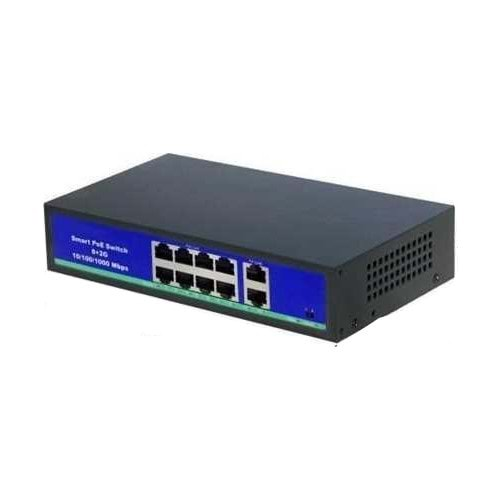 Apronx 8 Port 10/100 8+2 High Power 125W Poe Swi