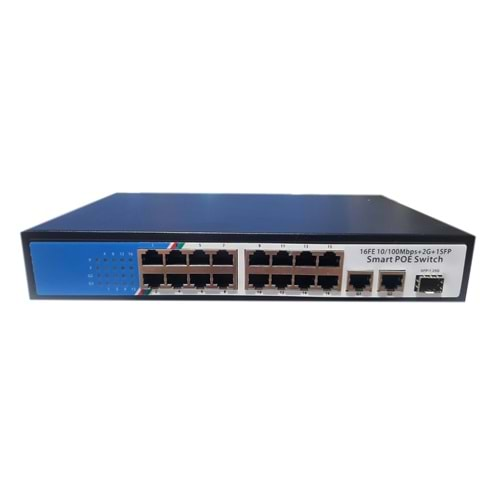 Apronx 16 Port 10/100 16 Poe Ports+2Gb Uplink+1Sf