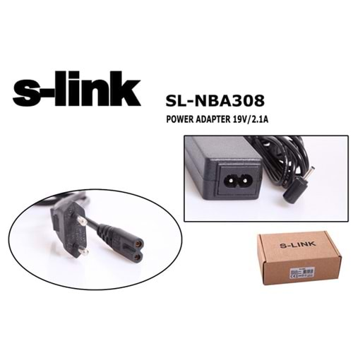 S-link SL-NBA308 40W 19V 2.1A 2.5*0.7 Asus Notebook Adaptör