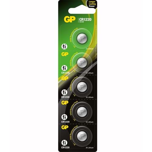 Gp 1220 Lityum 5li Blister Pil
