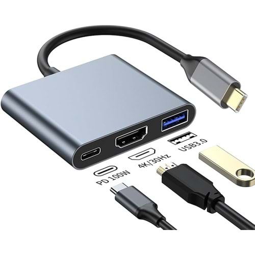Alfanet USB C to Hdtv 4K Multiport Adapter