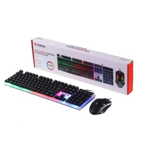 Torima TMK-03 Gaming Rgb Işıklı Kablolu Q Klavye + Mouse Seti