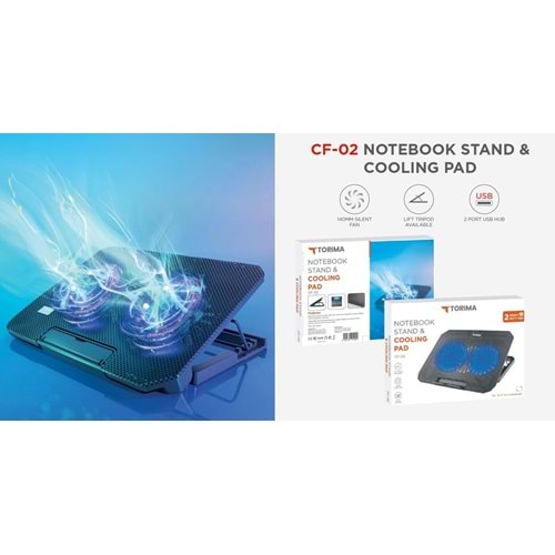 Torima Cf-02 Notebook Soğutucu Stand