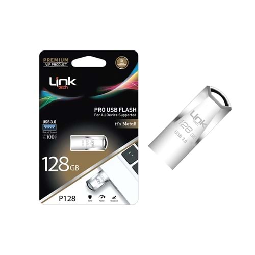 LinkTeck P128 Premium Pro 100mb/s 128GB USB3.0 Flash Bellek