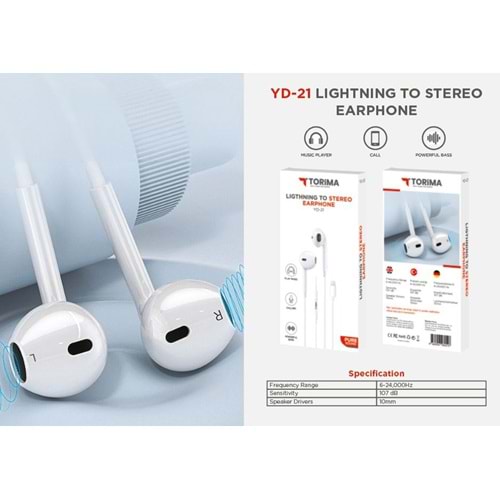 Torima Yd-21 Lighning Stereo Kulaklık