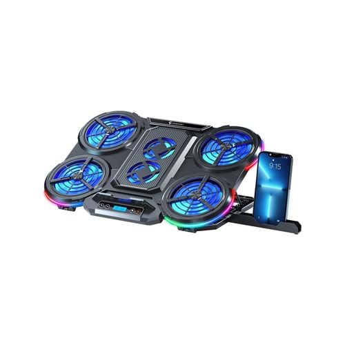 Gameagle Norsca S6 Rgb 6 Fanlı 10 Rgb Modlu 9-17’’ Stand Laptop Soğutucu