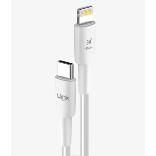 LinkTech K608 Safe PD 2M 30W Tip-C Lightning Şarj Kablosu