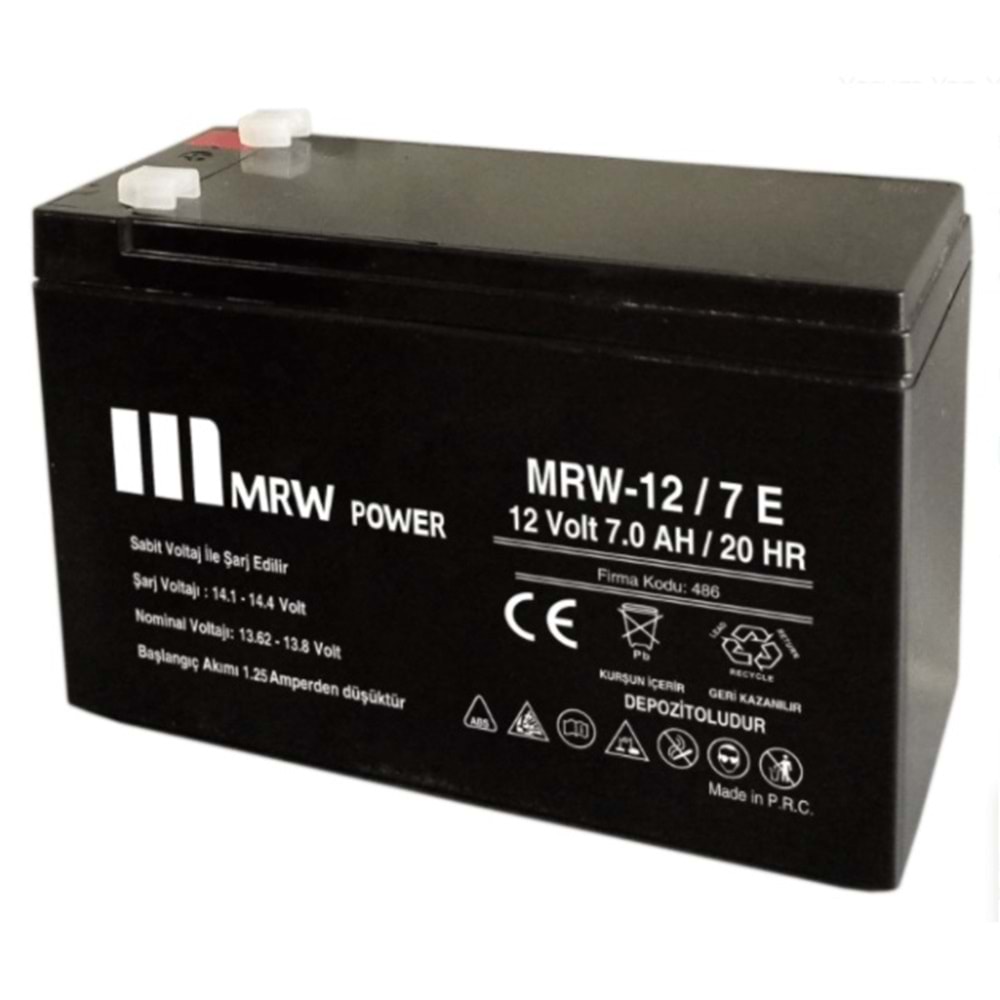 Mervesan 12v 7a Akü 1750gr.
