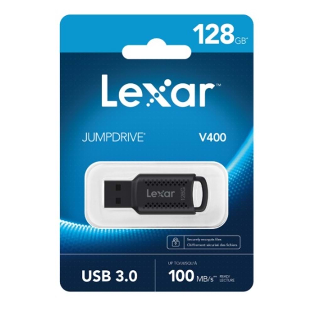 Lexar 128Gb Jumpdrive V400 Usb 3.0 Flash Bellek