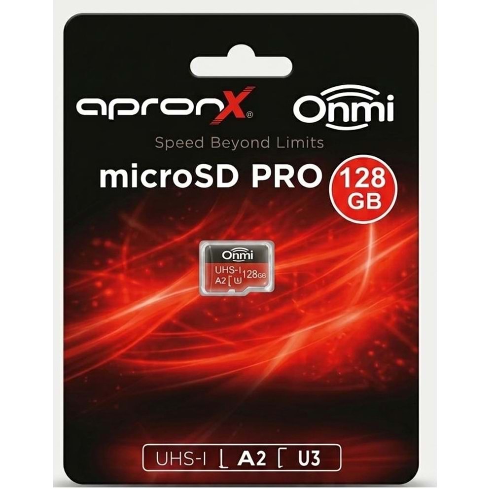 Apronx 128Gb Micro SD A2 U3 UHS-I TF Hafıza Kartı